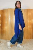 Mabel Dip Side Stretch Fine Knit Lapis /30=